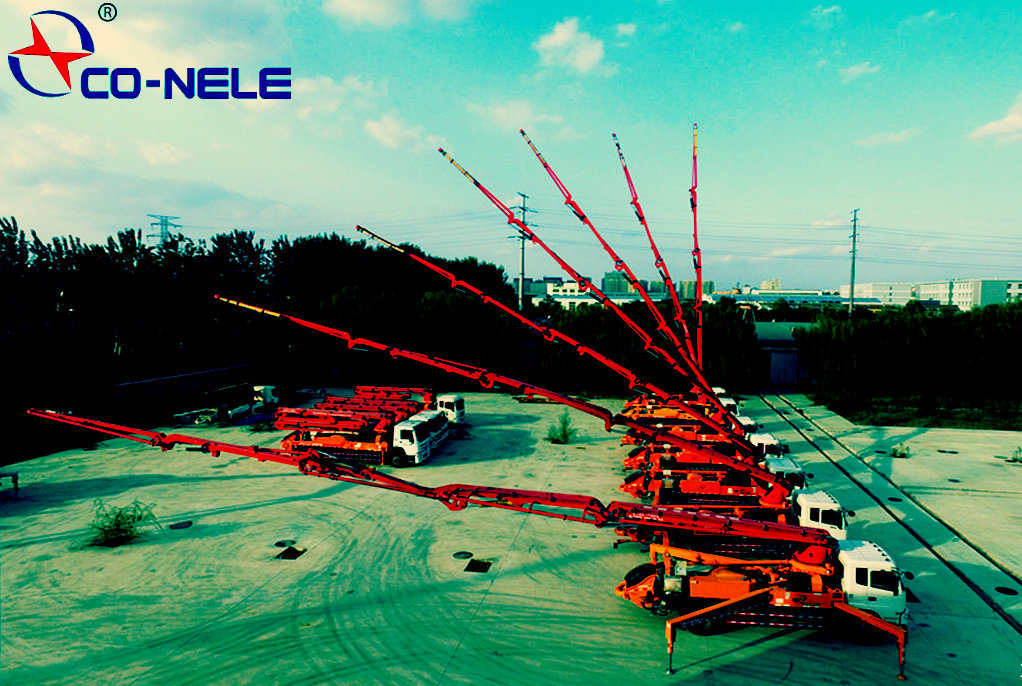 小型混凝土泵車，科尼樂天泵