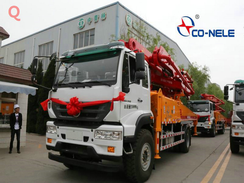 天泵，小型泵車，小型混凝土泵車，泵車