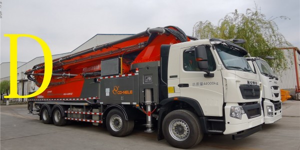 一臺泵車是如何將水泥泵送上去的？